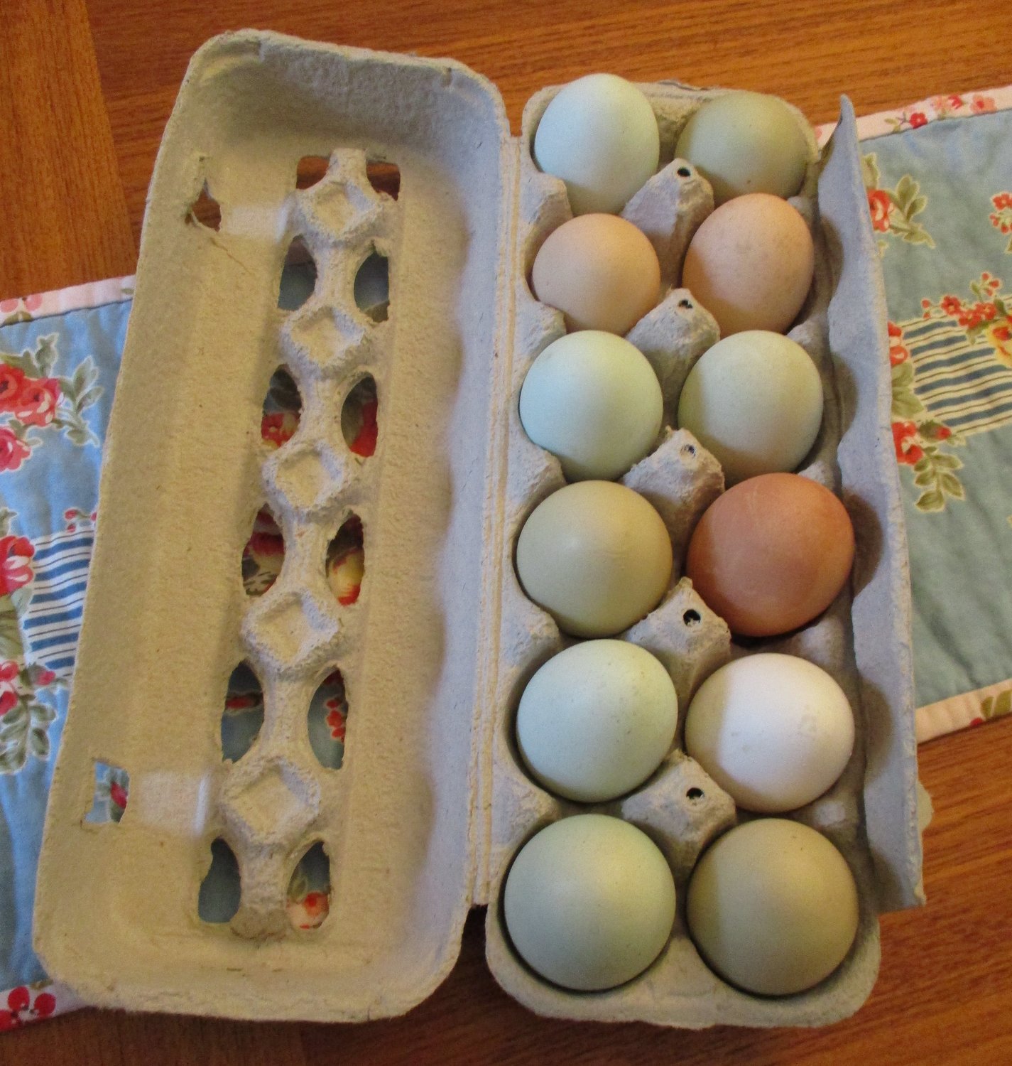 Eggs, straight from the farm.